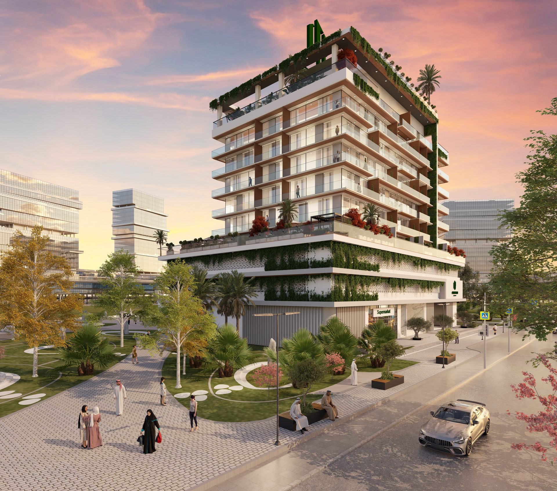 Exterior render of Heaven View 1